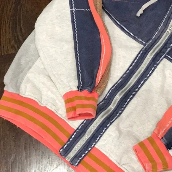 NWOT Free People Rookie Jacket Adirondack Mountains Hoodie Sweatshirt Z59-1 - Picture 8 of 10